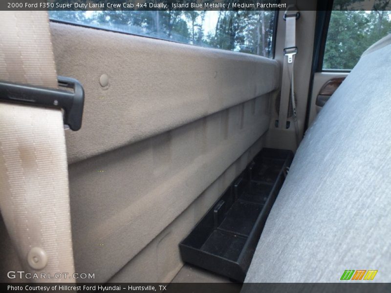 Island Blue Metallic / Medium Parchment 2000 Ford F350 Super Duty Lariat Crew Cab 4x4 Dually