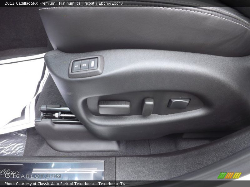 Platinum Ice Tricoat / Ebony/Ebony 2012 Cadillac SRX Premium