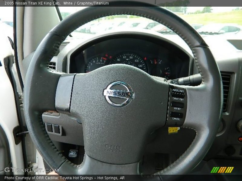 White / Graphite/Titanium 2005 Nissan Titan XE King Cab
