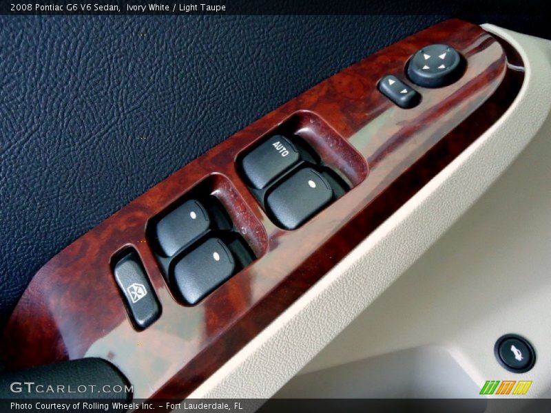 Ivory White / Light Taupe 2008 Pontiac G6 V6 Sedan