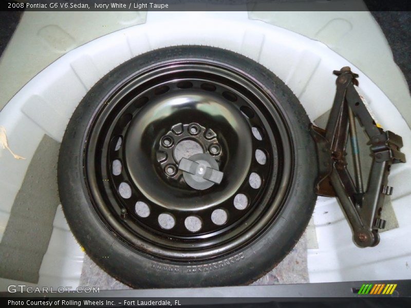 Ivory White / Light Taupe 2008 Pontiac G6 V6 Sedan