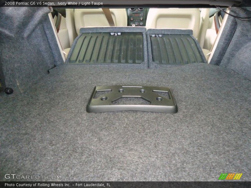 Ivory White / Light Taupe 2008 Pontiac G6 V6 Sedan