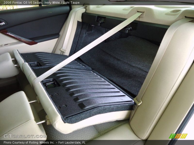 Ivory White / Light Taupe 2008 Pontiac G6 V6 Sedan