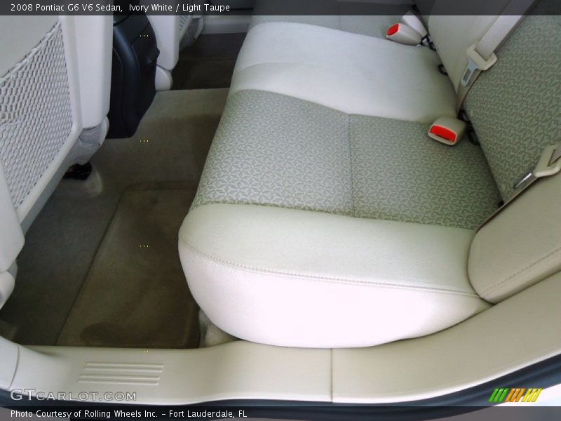 Ivory White / Light Taupe 2008 Pontiac G6 V6 Sedan
