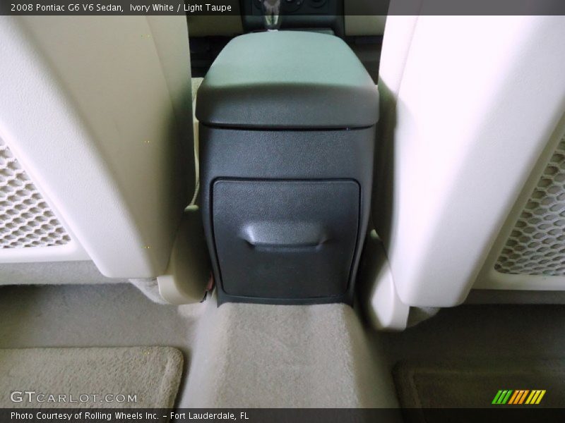 Ivory White / Light Taupe 2008 Pontiac G6 V6 Sedan