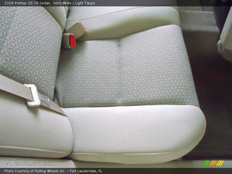 Ivory White / Light Taupe 2008 Pontiac G6 V6 Sedan