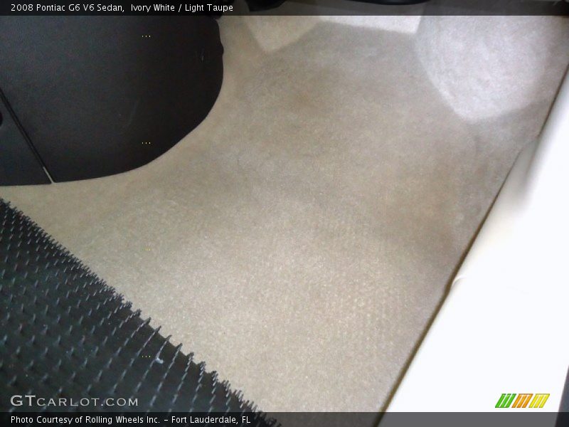 Ivory White / Light Taupe 2008 Pontiac G6 V6 Sedan