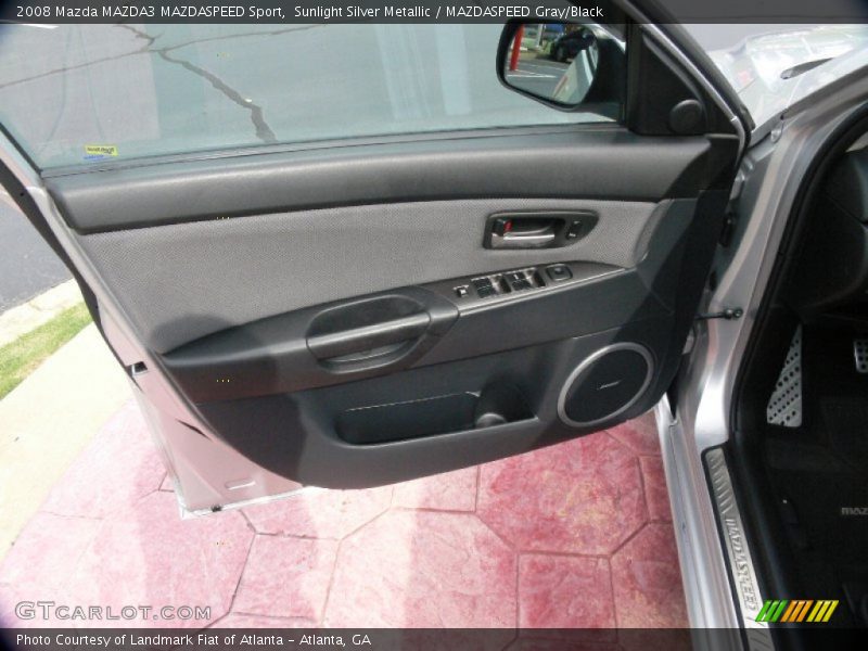 Sunlight Silver Metallic / MAZDASPEED Gray/Black 2008 Mazda MAZDA3 MAZDASPEED Sport
