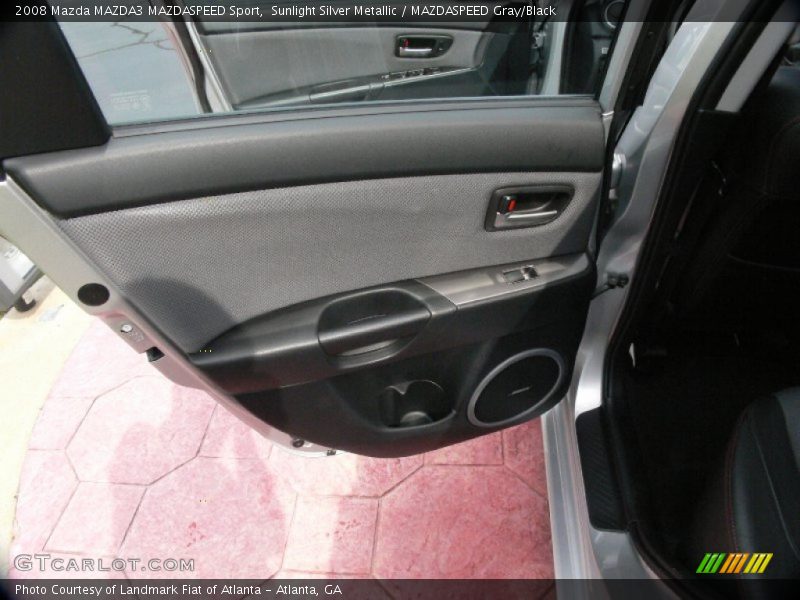 Sunlight Silver Metallic / MAZDASPEED Gray/Black 2008 Mazda MAZDA3 MAZDASPEED Sport