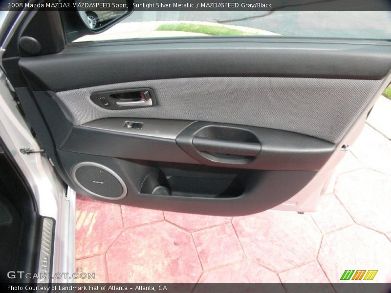 Sunlight Silver Metallic / MAZDASPEED Gray/Black 2008 Mazda MAZDA3 MAZDASPEED Sport
