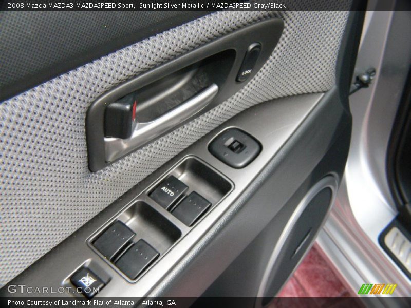 Sunlight Silver Metallic / MAZDASPEED Gray/Black 2008 Mazda MAZDA3 MAZDASPEED Sport