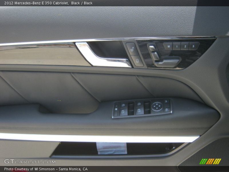 Black / Black 2012 Mercedes-Benz E 350 Cabriolet