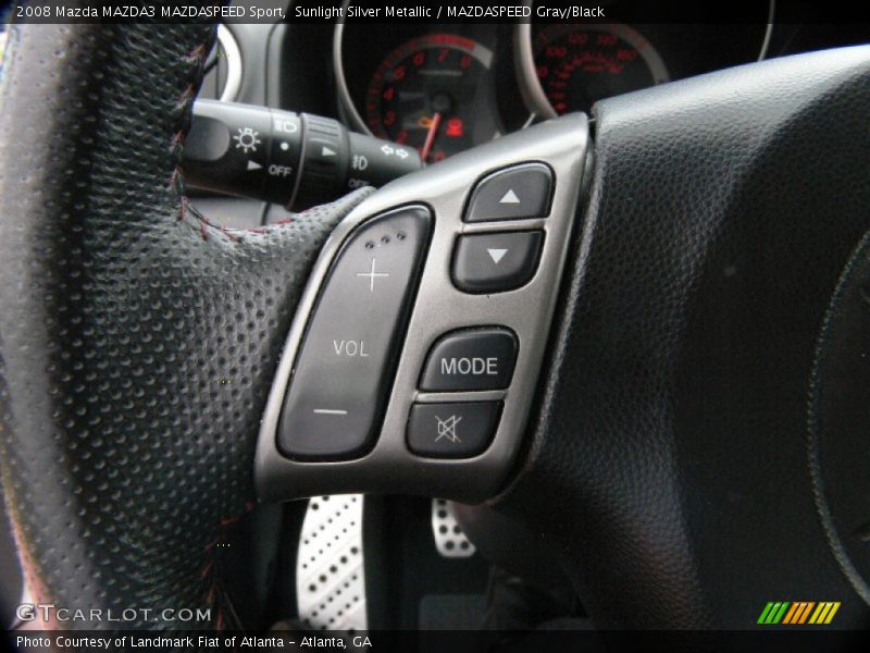 Sunlight Silver Metallic / MAZDASPEED Gray/Black 2008 Mazda MAZDA3 MAZDASPEED Sport