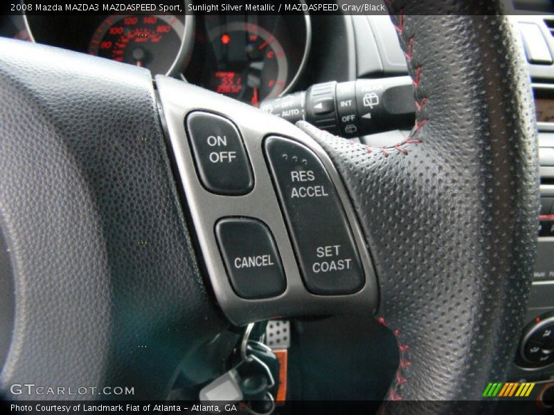 Sunlight Silver Metallic / MAZDASPEED Gray/Black 2008 Mazda MAZDA3 MAZDASPEED Sport