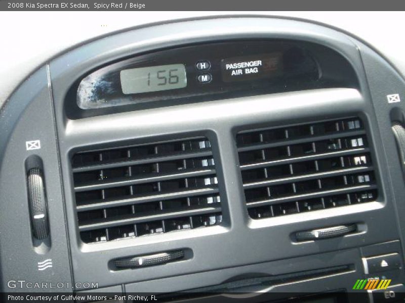 Spicy Red / Beige 2008 Kia Spectra EX Sedan