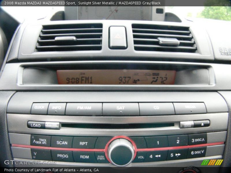 Sunlight Silver Metallic / MAZDASPEED Gray/Black 2008 Mazda MAZDA3 MAZDASPEED Sport