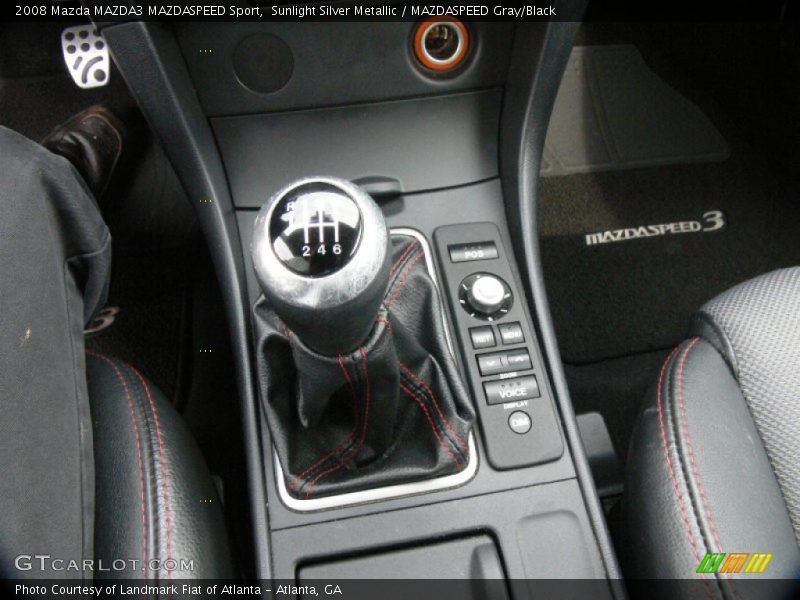 Sunlight Silver Metallic / MAZDASPEED Gray/Black 2008 Mazda MAZDA3 MAZDASPEED Sport