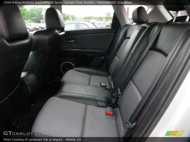 Sunlight Silver Metallic / MAZDASPEED Gray/Black 2008 Mazda MAZDA3 MAZDASPEED Sport