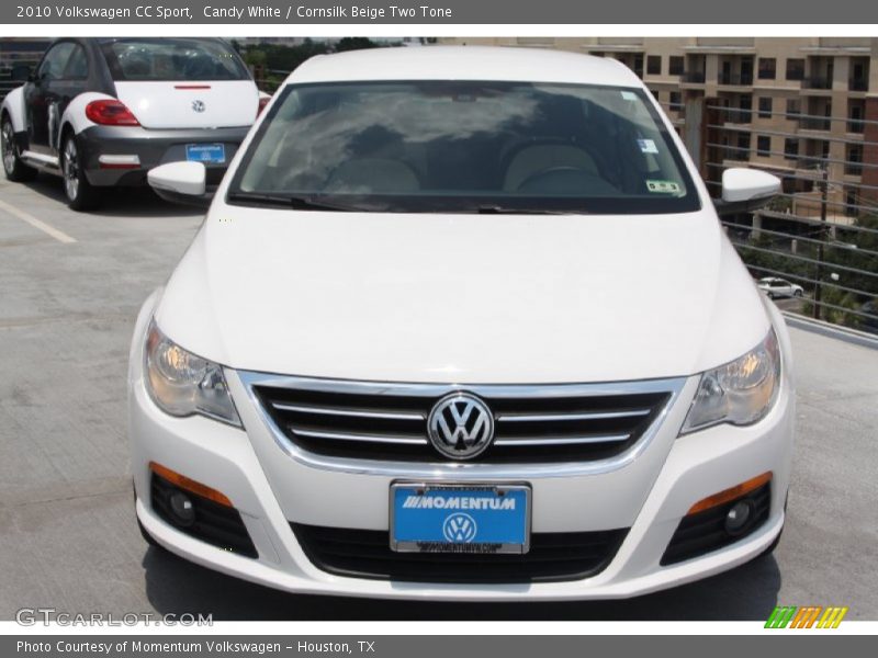 Candy White / Cornsilk Beige Two Tone 2010 Volkswagen CC Sport