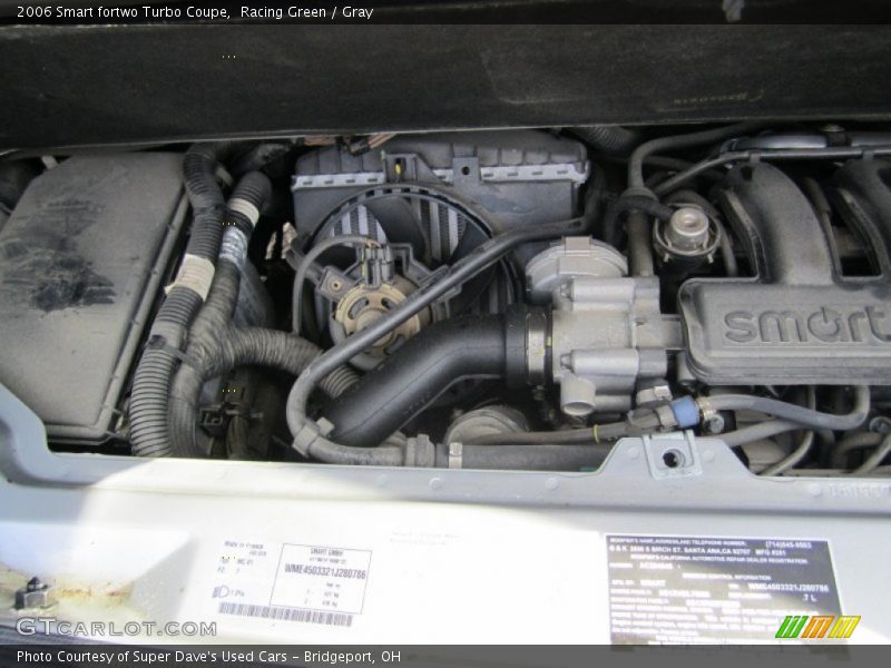Racing Green / Gray 2006 Smart fortwo Turbo Coupe