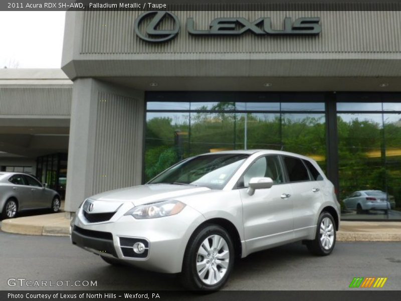 Palladium Metallic / Taupe 2011 Acura RDX SH-AWD