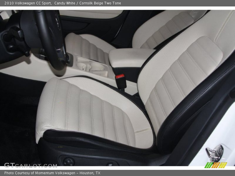 Candy White / Cornsilk Beige Two Tone 2010 Volkswagen CC Sport