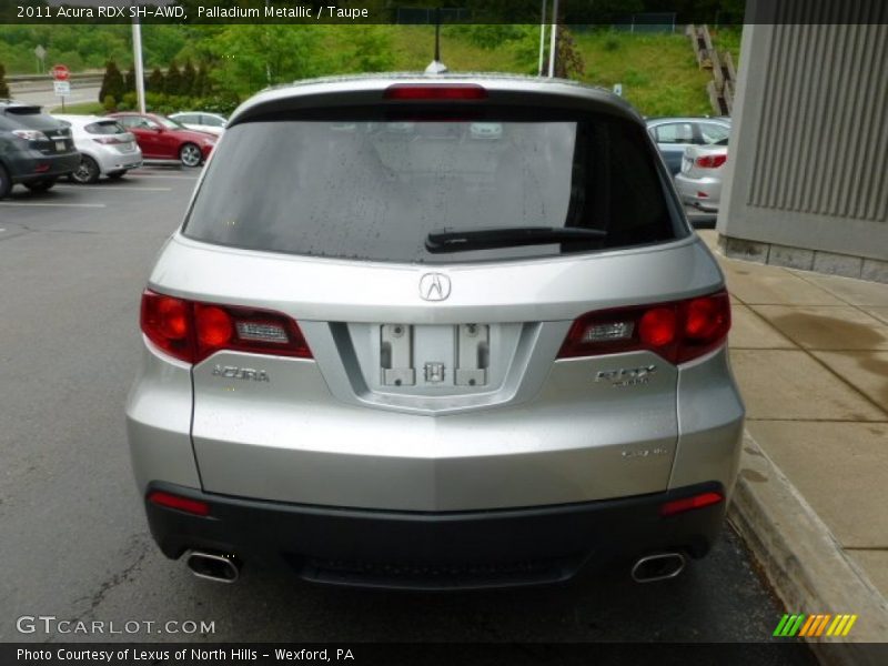 Palladium Metallic / Taupe 2011 Acura RDX SH-AWD