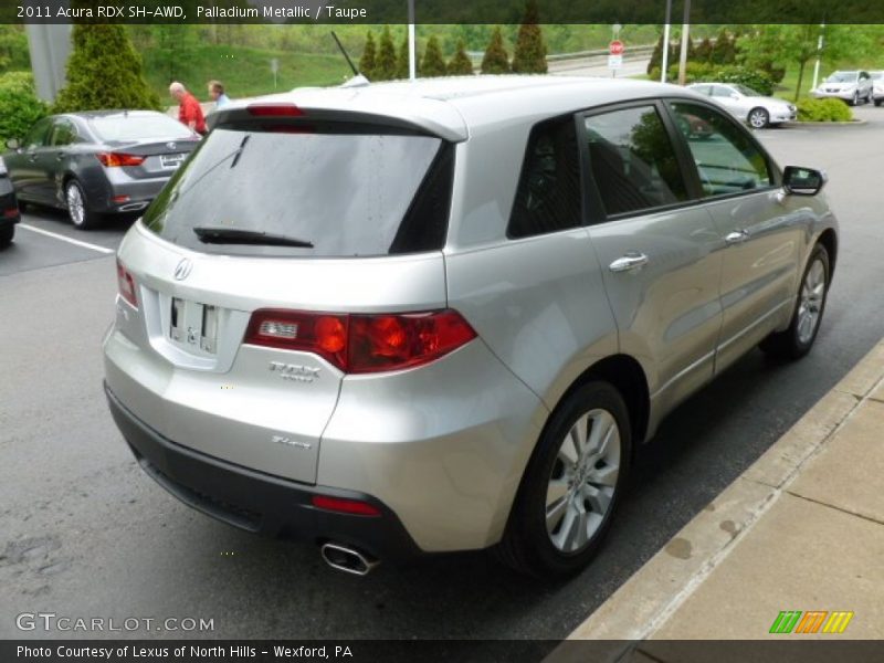 Palladium Metallic / Taupe 2011 Acura RDX SH-AWD