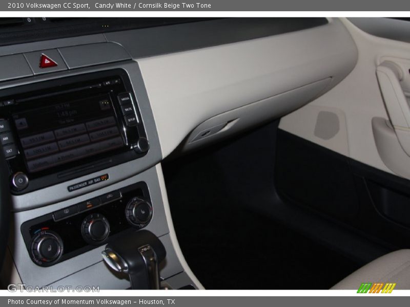 Candy White / Cornsilk Beige Two Tone 2010 Volkswagen CC Sport