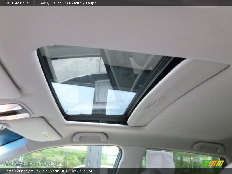 Palladium Metallic / Taupe 2011 Acura RDX SH-AWD