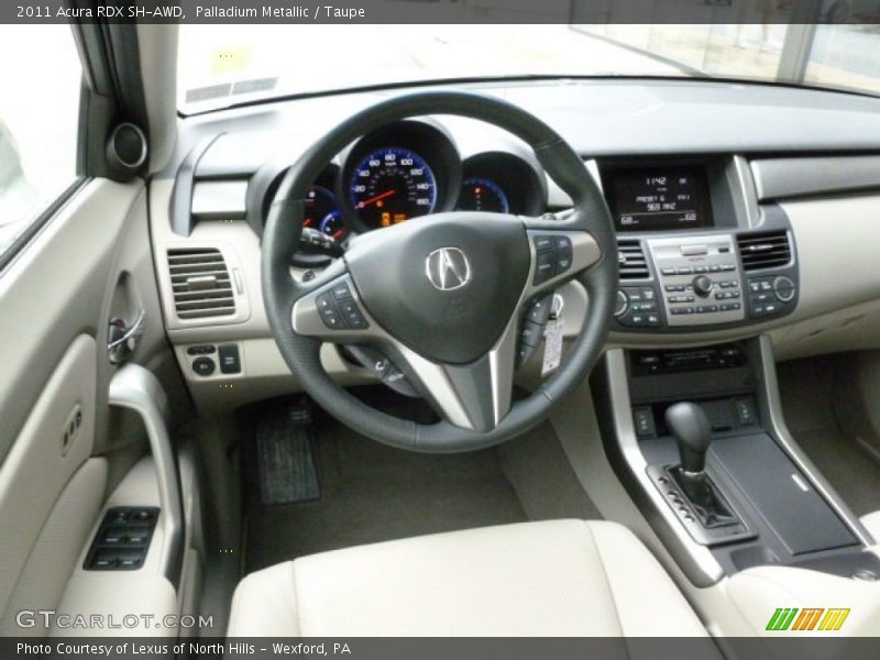 Palladium Metallic / Taupe 2011 Acura RDX SH-AWD