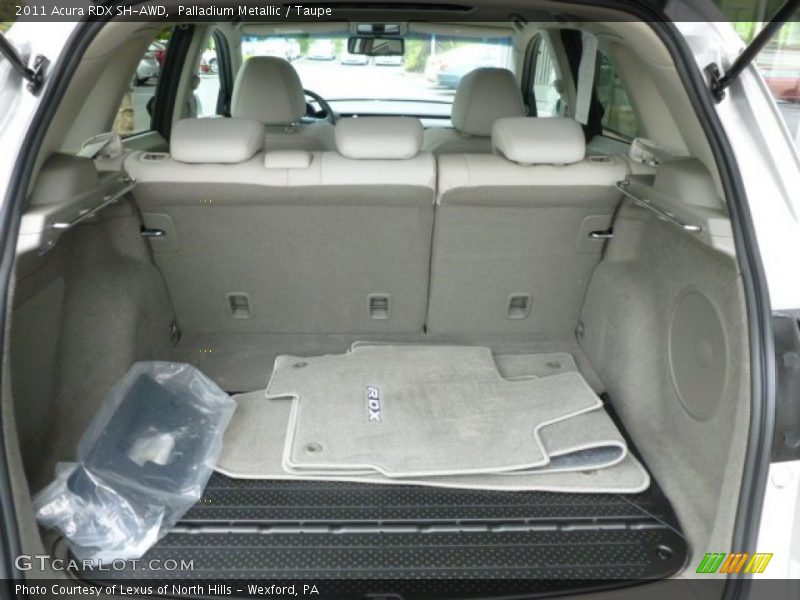 Palladium Metallic / Taupe 2011 Acura RDX SH-AWD
