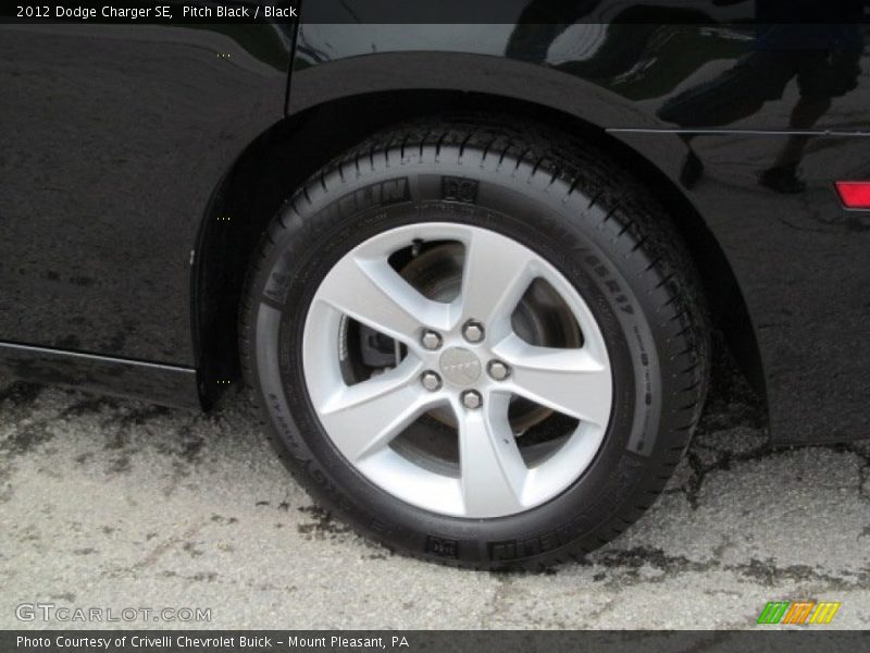 Pitch Black / Black 2012 Dodge Charger SE
