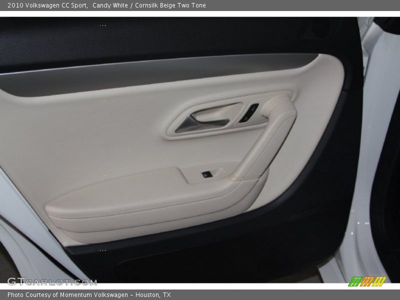 Candy White / Cornsilk Beige Two Tone 2010 Volkswagen CC Sport