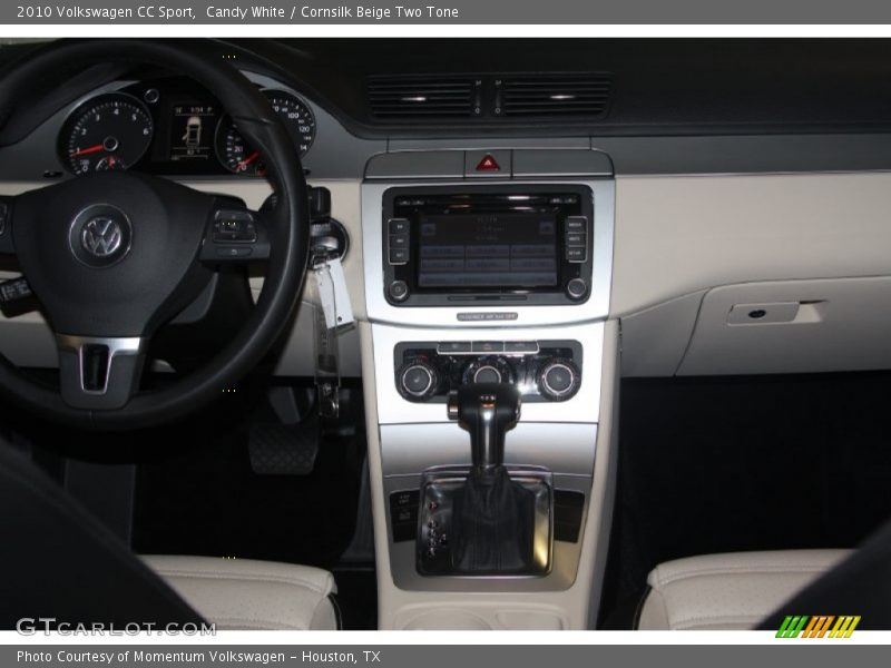 Candy White / Cornsilk Beige Two Tone 2010 Volkswagen CC Sport