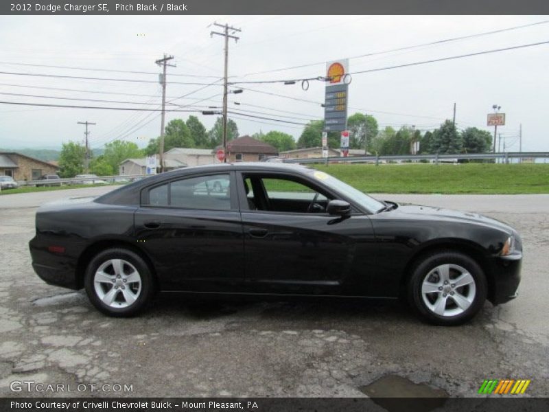 Pitch Black / Black 2012 Dodge Charger SE