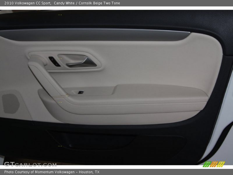 Candy White / Cornsilk Beige Two Tone 2010 Volkswagen CC Sport