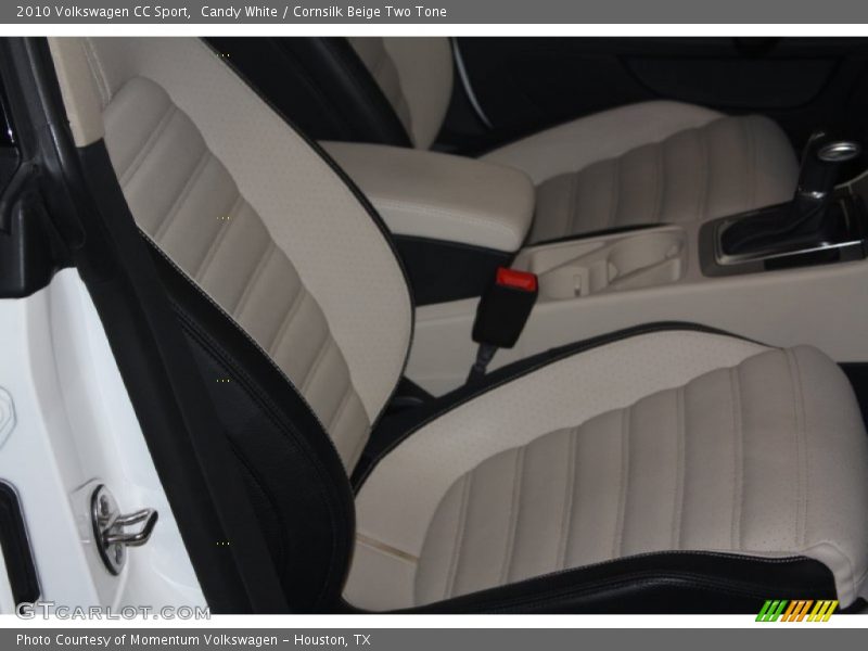 Candy White / Cornsilk Beige Two Tone 2010 Volkswagen CC Sport