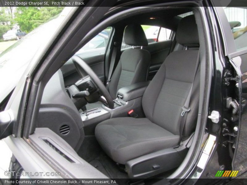 Pitch Black / Black 2012 Dodge Charger SE