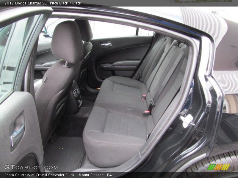 Pitch Black / Black 2012 Dodge Charger SE