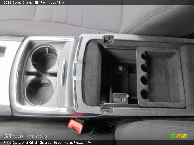 Pitch Black / Black 2012 Dodge Charger SE