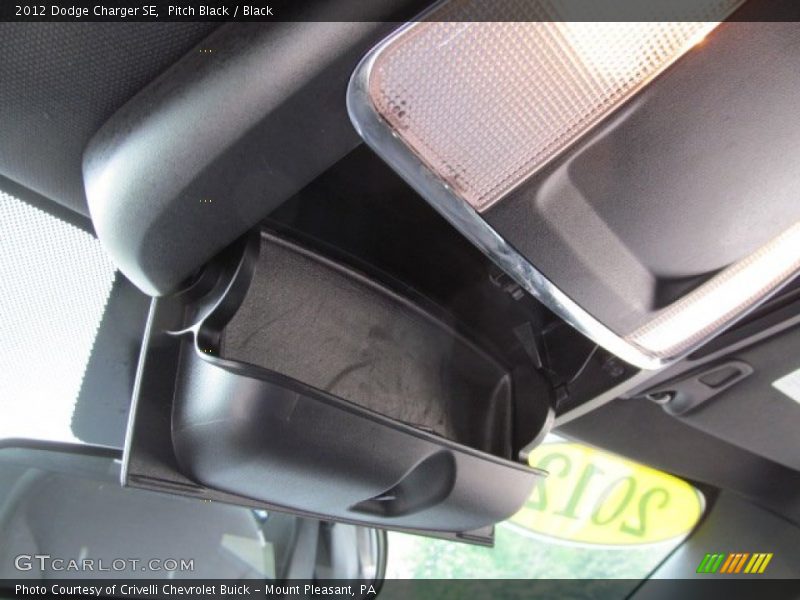 Pitch Black / Black 2012 Dodge Charger SE