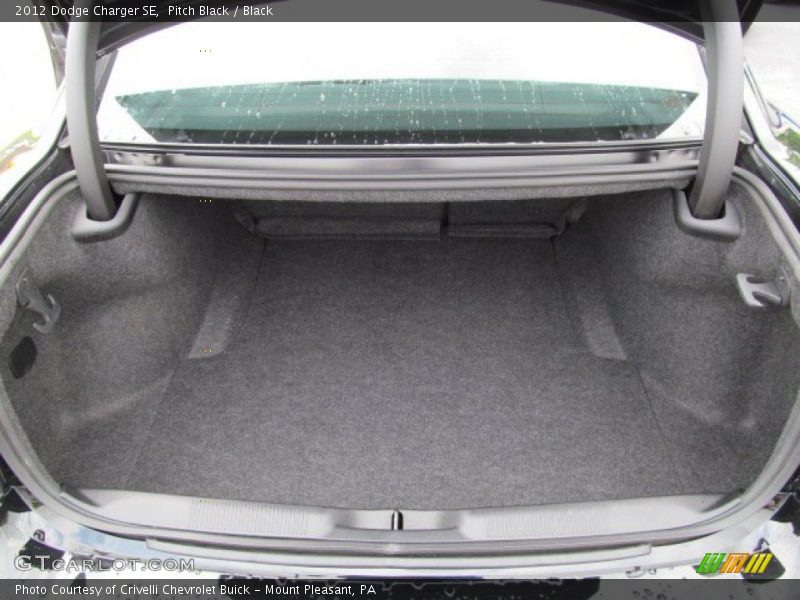 Pitch Black / Black 2012 Dodge Charger SE