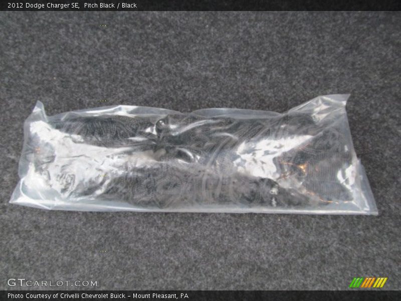 Pitch Black / Black 2012 Dodge Charger SE