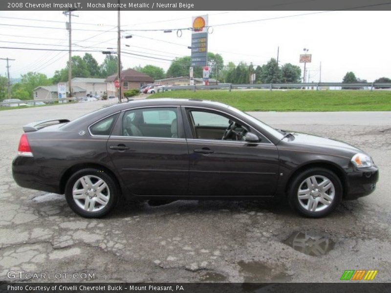 Mocha Bronze Metallic / Neutral Beige 2008 Chevrolet Impala LT