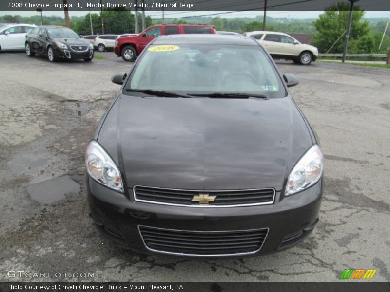 Mocha Bronze Metallic / Neutral Beige 2008 Chevrolet Impala LT