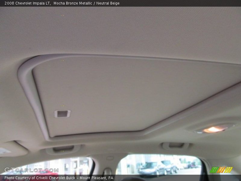 Mocha Bronze Metallic / Neutral Beige 2008 Chevrolet Impala LT