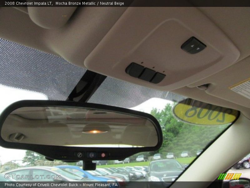 Mocha Bronze Metallic / Neutral Beige 2008 Chevrolet Impala LT