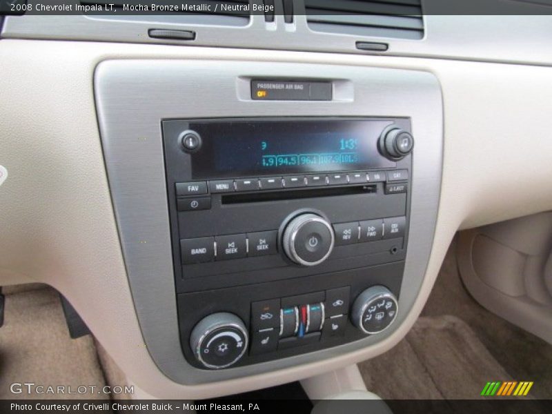 Mocha Bronze Metallic / Neutral Beige 2008 Chevrolet Impala LT