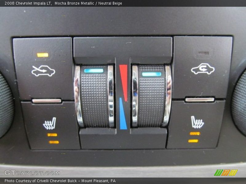 Mocha Bronze Metallic / Neutral Beige 2008 Chevrolet Impala LT